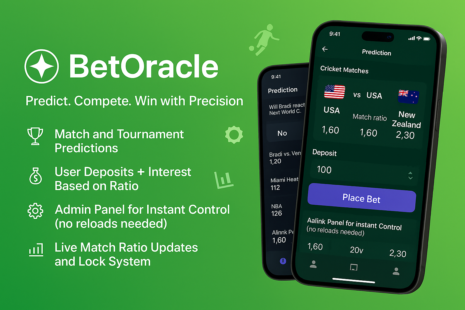 BetOracle - Mobile App (Complete SaaS Pack)