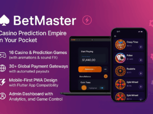 BetMaster - Web/Mobile App (Complete SaaS Pack)