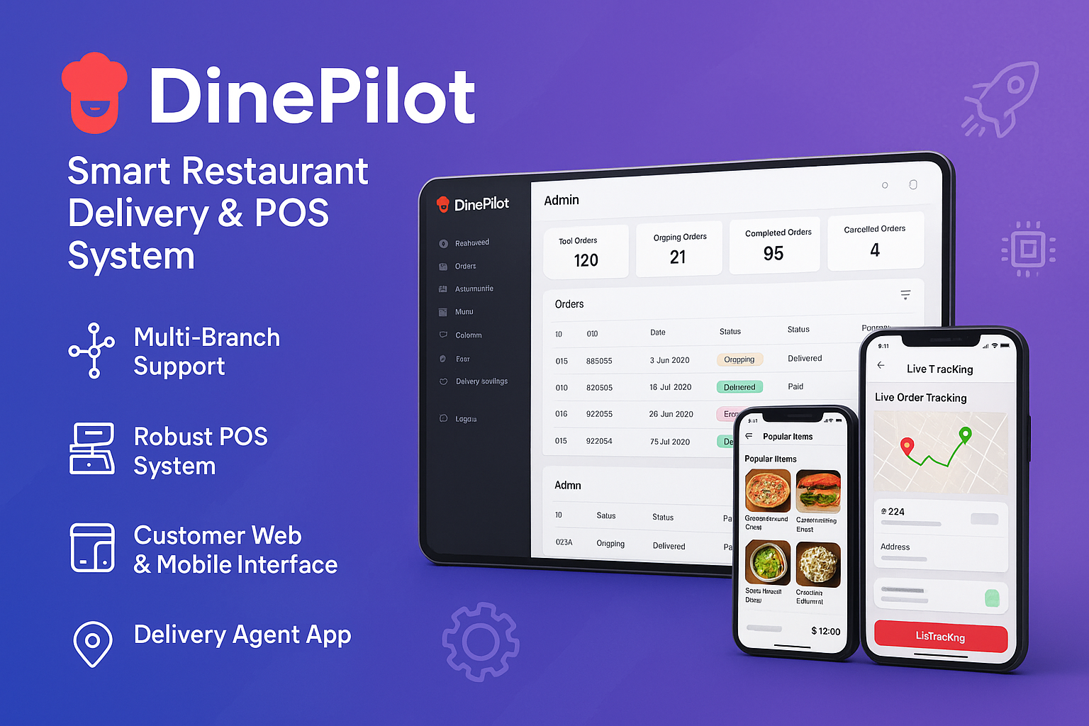 DinePilot - Web/Mobile App (Complete SaaS Pack)