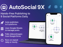 AutoSocial 9X - n8n Automation